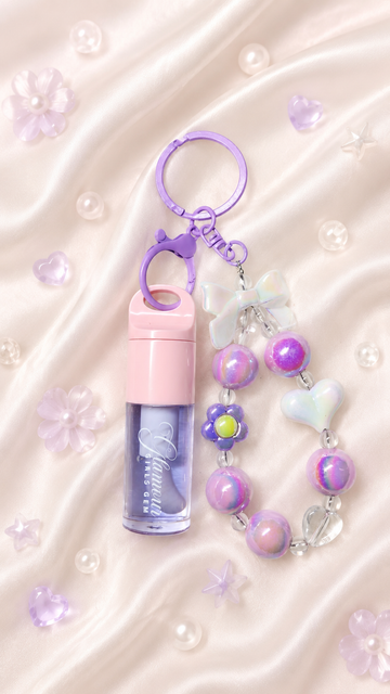 Mini Glam Bow Gloss Charm